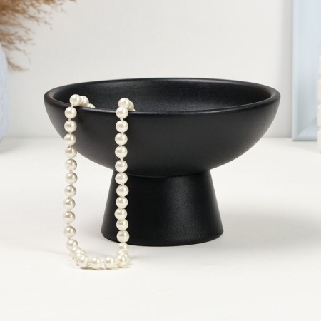 Kashpo - stand "Christopher", 16x16x10cm, black