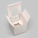 Box for a cupcake without handles, white, 9 x 9 x 9
