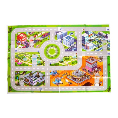 Set of game "Construction equipment", machines 12 pieces, road signs, playing field-5