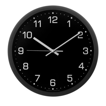 Walls Wall interior, silent, d-30.5 cm, black rim-3