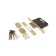 Crystone Castle APECS 99-K-G, 5 keys, b/handles, gold color