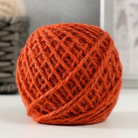 Acryl yarn 100% acrylic, 100m/40 ± 5 g (red terracott)
