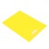 Polyethylene package with a cut handle, yellow 30-40 cm, 30 μm