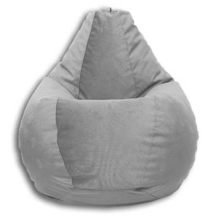 The hand-bag “pear” is positive carat, size m, diameter 70 cm, height 90 cm, velor, color gray color