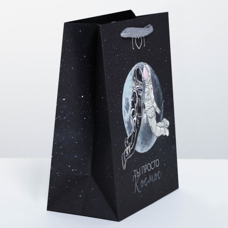 Gift vertical package, packaging, “you are just space”, MS 18 x 23 x 10 cm-1