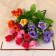 Bouquet "Rose with white flowers" 30 cm d-3 cm, mix