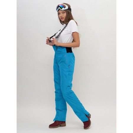 Ski -loving trousers, size 44, blue color-2