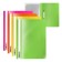 A4 140 μm folder, Erichkrause Fizzy Neon, Mix Neon, transparent top, up to 130 sheets