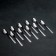Teaspoon "Economy", h = 14.5 cm, thickness 1.5 mm, silver color
