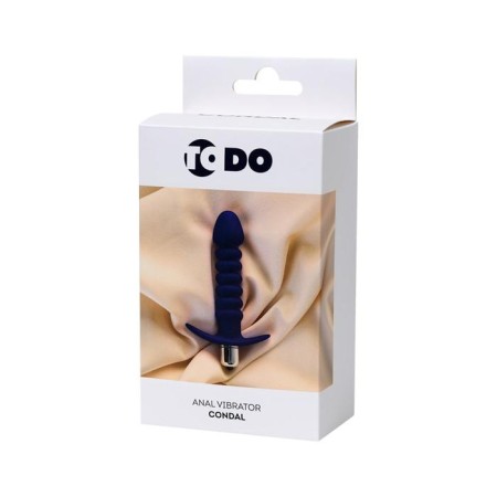 Anal vibrator Todo byfa Condal, moisture resistant, silicone, purple color, 14 cm, d = 2.9 cm-4