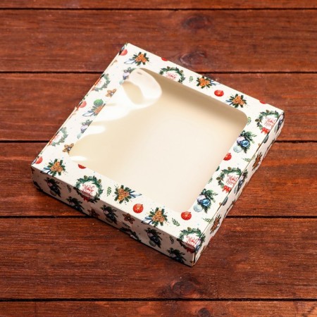 Self -charged box "Festive guest", 16 x 16 x 3 cm-2