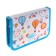 School "sky", 13 x 19.5 cm, on a zipper, 1 section, with filling, fabric