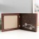 Key closed "Amsterdam" 26.5x31.5 cm nut