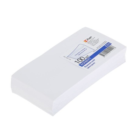 Postal envelope E65 110 x 220 mm, without telling, without window, glue, 80 g/m2-2
