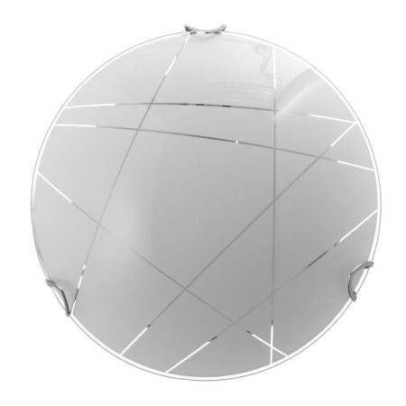 Lamp "Contour" Mollir., 1x60W E27, chrome, d = 25 cm, h = 4.5 cm