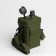 Tourist Flood "Adventure" 2 l, with a case, olive