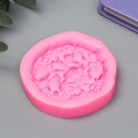 Mold Silicon "Birds in Flower branches" 6.5 cm-2