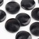Button, 4 punctures, d = 30 mm, black color
