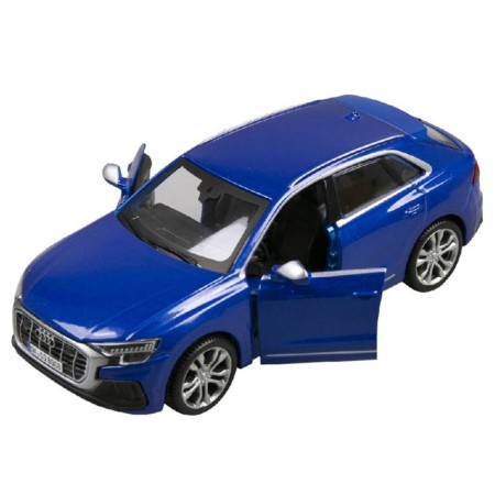 BBURAGO AUDI SQ8 2020, DIE-CAST, 1:32, Blue color-3