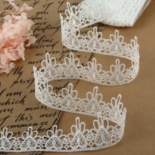Hypure lace, 35 mm × 9 ± 0.5 m, white color