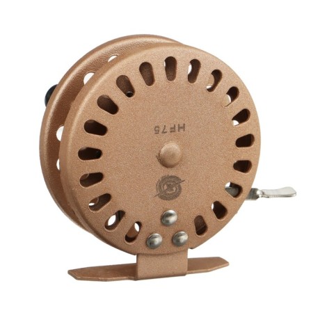 Inertial coil, metal, diameter 7.5 cm, the color is light brown, HF75-6