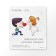 Vinyl magnet "Forever", a gift to guests, 6 x 7 cm