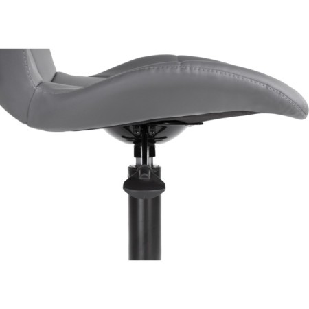 Computer chair Wald Metal/Eco -leather, black/gray 47x54x70 cm-9