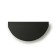 Cappio h002bl bracket handle is a semicircle, aluminum, l = 78 mm, m/o 64 mm., Black color