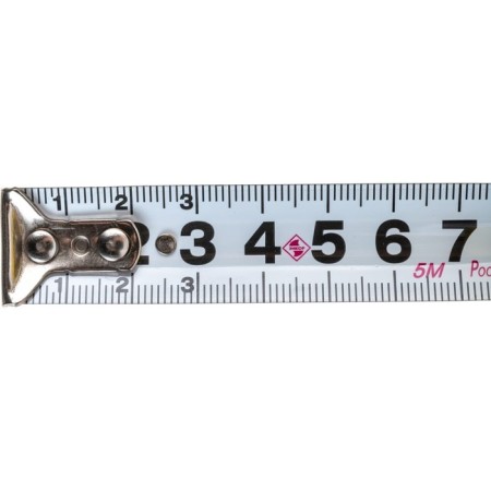 Roulette Encor 6826, plastic case, steel tape, 5 m x 19 mm-2