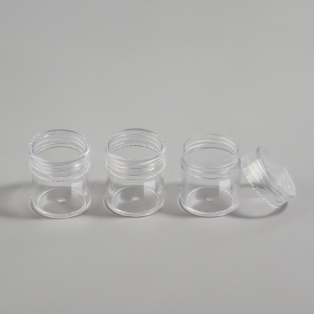 Storage jars, 3 pcs, 6 ml, transparent color-3