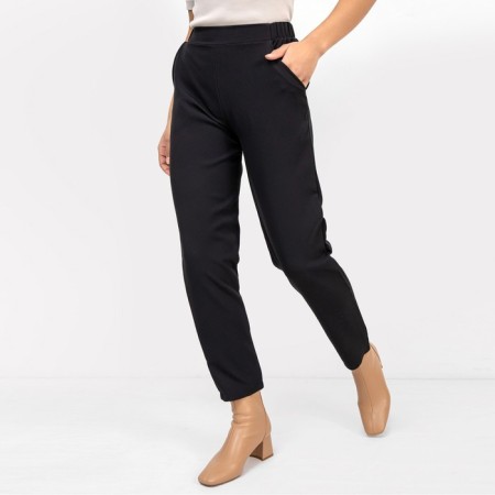 Women's pants, black color, size 48