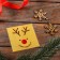BOPP package with sticky tape, "Happy Christmas", 10 x 10+3cm