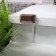 Garden lamp on a sunny battery, 8 × 4.5 × 4.5 cm, 1 LED, glow white, brown