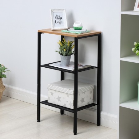 Toronto 13 rack, 47 × 30 × 81.5 cm, black color