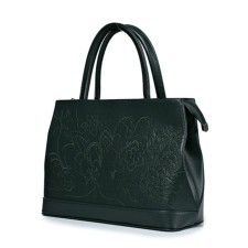 Tout bag, lightning department, green color 25x36.5x13cm
