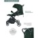 Stroller walking children's indigo trip, green color