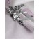 A set of legs for a sewing machine, brown, 6/9/25 mm, for double hem, 3 pcs.