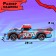 The drift machine, radio -controlled, interchangeable wheels, lighting effects, works from the battery