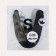 Form holders for shoes 35-39 rub (pair) Black nap from