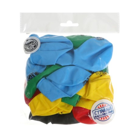 Latex ball 12 "Happy Stars, 25 pcs.-1