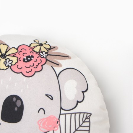 Decorative Ethela Pillow "Coala" D 30 cm, velor 100% p/e-1