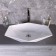 Grossman GR-3030 sink, hexagonal, 640 x 415 mm, white