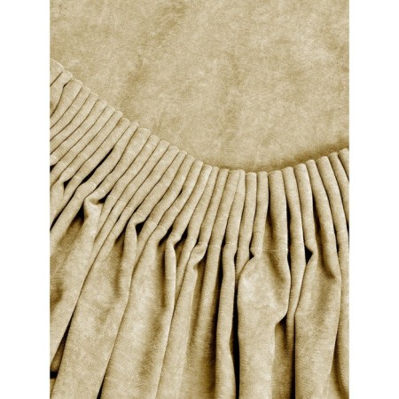 Set of curtains "Canvas", size 200x260 cm, 2 pcs, color light-beige-2