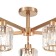 Ceiling lamp 5x60W E27, size 62x62x29.5 cm