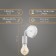 Sconces 2609/1wt e27 40W white 10x12x17.5 cm