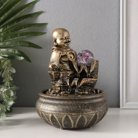The desktop fountain from the network, the backlight "Hothei. Well -being" 16x16x22 cm-2