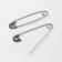 English pins, 44 mm, 10 pcs, nickel color