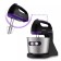 Mixer KitFort KT-3412, 2 in 1, 100 W, 2 l, 7 speeds, black-violet