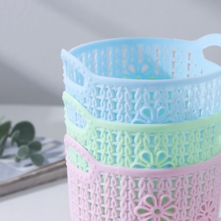 Storage basket "Knitting", plastic, 11.5 × 10.5 × 9 cm, color mix-2
