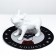 Animal rug, EVA+polyester, D = 60 cm. Black